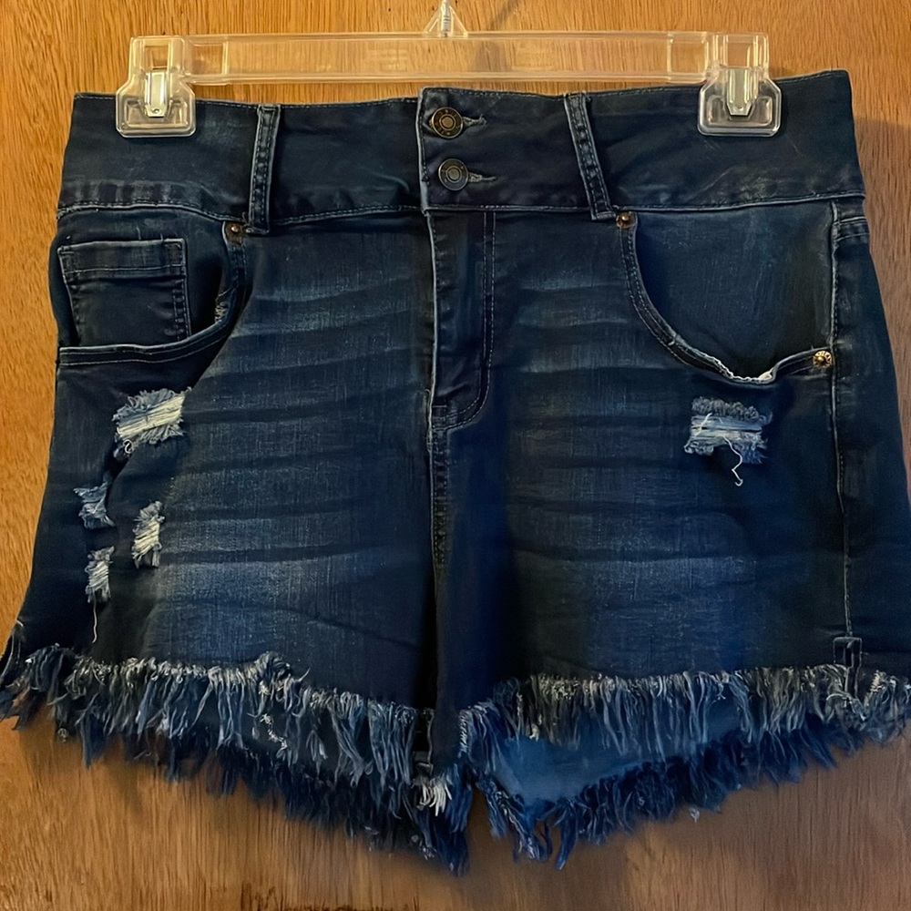 High Waisted Distressed Jean Shorts Sz XL Everyday Wear